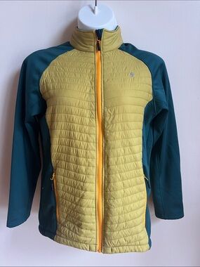 Little Donkey Andy lQuilted Green-Teal Hybrid Jacket
